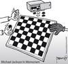 Cartoon: Black or White? (small) by marcosymolduras tagged jackson black white