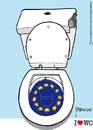Cartoon: Europa (small) by marcosymolduras tagged europe,greece,crisis,wc,bowl,shit
