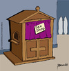 Cartoon: Sex-shop (small) by marcosymolduras tagged religion child abuse pedophilia