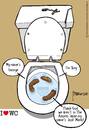 Cartoon: Talks shit III (small) by marcosymolduras tagged bowl wc talks