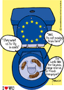 Cartoon: Talks shit MEP (small) by marcosymolduras tagged european government parliament meps