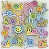 Cartoon: Pastel Snails (small) by constable tagged animals,snails,humor,fantasy,colors,graphics