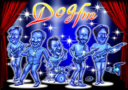 Cartoon: dog-fm crew (medium) by elle62 tagged elle62