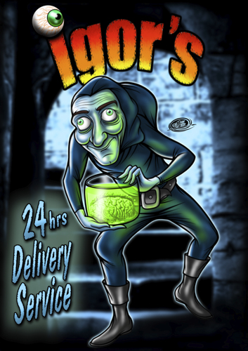 Cartoon: igors delivery (medium) by elle62 tagged feldman,marty,igor