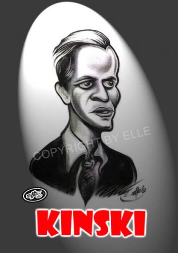 Cartoon: kinski (medium) by elle62 tagged elle62