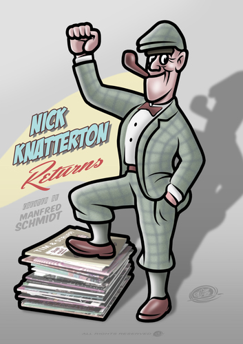 Cartoon: Nick Knatterton returns (medium) by elle62 tagged comic,nick,knatterton,detektive,crime