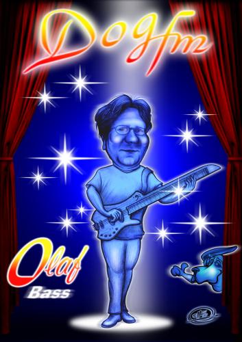 Cartoon: olaf of dog-fm (medium) by elle62 tagged band,musican