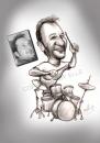 Cartoon: drummer2 (small) by elle62 tagged drummer