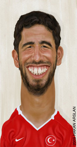 Cartoon: arda turan (medium) by hakanarslan tagged arda,turan,football,galatasaray