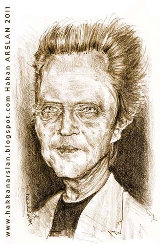 Cartoon: Christopher WALKEN (medium) by hakanarslan tagged christopherwalken,hakanarslan