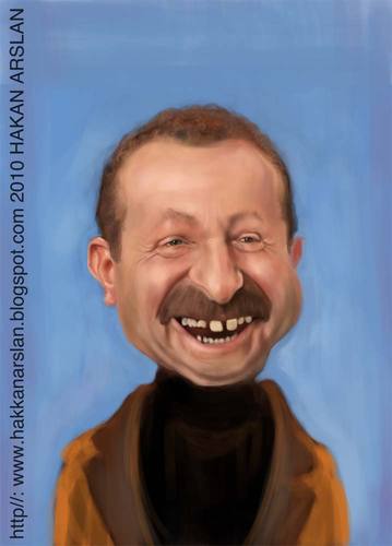 Cartoon: erkan can (medium) by hakanarslan tagged mahallenin,muhtarlari,fadime,caydanlik,gemide