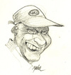 Cartoon: niki lauda laughing? (small) by kama tagged niki,lauda,laughing