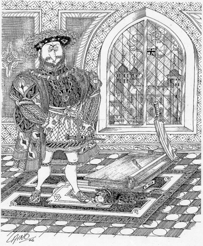 Henry VIII. By LAINO | Philosophy Cartoon | TOONPOOL