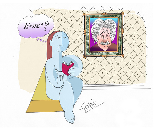 Cartoon: Relatividad (medium) by LAINO tagged relatividad