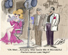 Cartoon: Actress (small) by LAINO tagged actress