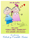 Cartoon: Al Amigo (small) by LAINO tagged 20,de,julio