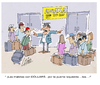 Cartoon: Las Maletas (small) by LAINO tagged maletas