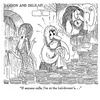 Cartoon: Samson and Delilah (small) by LAINO tagged samson,delilah