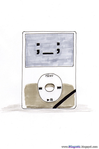 Cartoon: Wenn die iPODs Trauer Tragen (medium) by Blogrovic tagged mac,apple,traurig,trauer,ipod,tod,jobs,steve