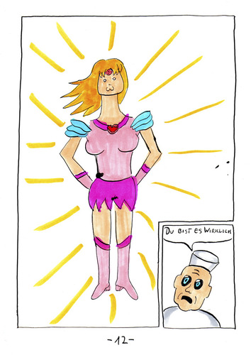 Cartoon: Legend of Transglutaminase (medium) by Blogrovic tagged 24h,comic,transglutaminase,klebefleisch,wurst,fleisch