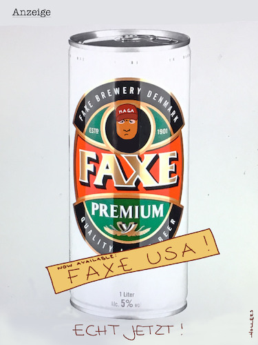 Faxe USA! Mit Ti Äitsch! Faxe USA! Mit Ti Äitsch!