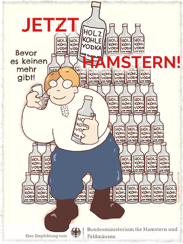 Cartoon: Holzkohlevodka (medium) by hollers tagged holz,kohle,vodka,importstopp,russland,ukraine,hamstern,holz,kohle,vodka,importstopp,russland,ukraine,hamstern