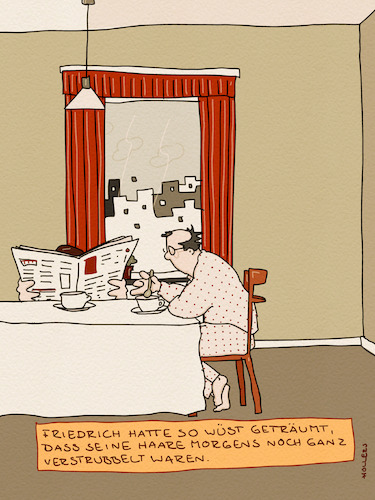 Cartoon: Wüst (medium) by hollers tagged merz,wüst,frühstück,kanzler,cdu,machtkampf,regierung,krise,merz,wüst,frühstück,kanzler,cdu,machtkampf,regierung,krise