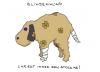 Cartoon: Blindenhund (small) by hollers tagged blindenhund,hund