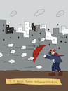 Cartoon: Brainstorming (small) by hollers tagged trump,brain,brainstorm,climate,earth,umbrella,protection,weather,rain,prudence,democracy