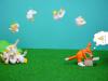 Cartoon: Die Suche (small) by hollers tagged fuchs,gans,mann,frau,liebe,suche