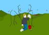 Cartoon: dirty twigs (small) by hollers tagged twigs,dirt,clean