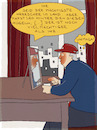 Cartoon: Fake news? (small) by hollers tagged papst,leo,trump,schneewittchen,rom,sieben,hügel,märchen,macht,grimm,maga,usa,demokratie,spiegel