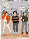 Cartoon: Freddies (small) by hollers tagged freddy,mercury,krueger,quinn,fridays,for,future,queen,elmstreet,schlager,musik,film,horror,klima,klimaschutz,horrormusik