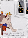 Cartoon: Königsdisziplin Aufstehen (small) by hollers tagged aufstehen,könig,königsdisziplin,zerstörung,brände,feuer,krieg,umweltzerstörung,klimawandel,terror,resignation,hoffnung