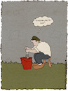 Cartoon: Milch (small) by hollers tagged eingebildete,kuh,bauer,milch,melken,landwirtschaft,imagination,melker,beleidigung