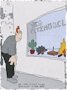 Cartoon: Sitzmöbel (small) by hollers tagged ddr,sitzmöbel,volkseigener,betrieb,schaufenster,qualität,schlecht,kaktus,igel,feuer,nagel,ware,werbung,handel