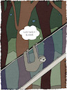 Cartoon: Wochenende (small) by hollers tagged wochenende,faultier,rolltreppe,rumhängen,faul