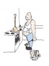 Cartoon: Zur Geburt (small) by hollers tagged geburt storch braten