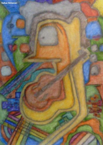 Cartoon: Musical Man (medium) by tildasahar tagged musical,man