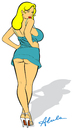 Cartoon: AlulA BeBop (small) by Max Capogna tagged erotic