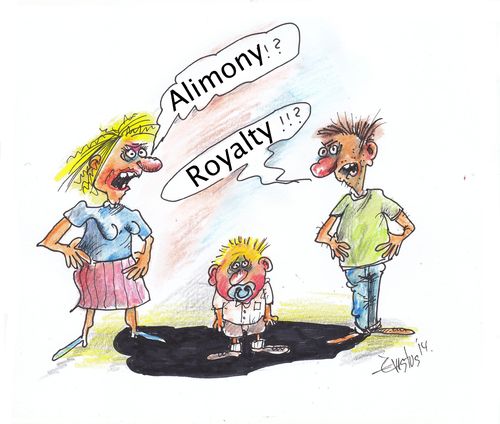 Cartoon: Royalty (medium) by Erki Evestus tagged royalty