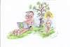 Cartoon: Forbidden Apple (small) by Erki Evestus tagged apple,adam,eve