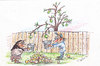 Cartoon: Neighbours (small) by Erki Evestus tagged neighbours