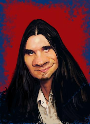 Cartoon: Bo Bice (medium) by salnavarro tagged caricature,digital