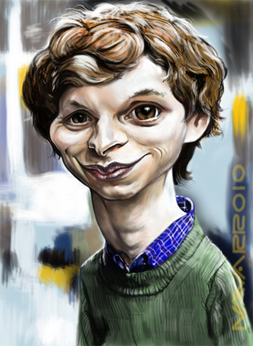 Cartoon: michael cera (medium) by salnavarro tagged caricature,digital,michel,cera