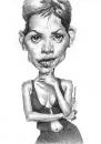 Cartoon: halle berry (small) by salnavarro tagged caricature,hollywood,icon
