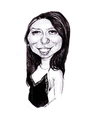 Cartoon: nicoleta (small) by salnavarro tagged caricature,toonpool,artist,nicoleta,ionescu,romania