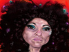 Cartoon: paloma negra (small) by salnavarro tagged finger,painted,caricature,araceli,collazo,paloma,negra