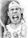 Cartoon: rafael nadal (small) by salnavarro tagged caricature,pencil,icon,tennis