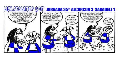 Cartoon: Division Maldita 35 (medium) by rebotemartinez tagged liga,adelante,sabadell